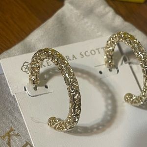 Kendra Scott gold Maggie hoops